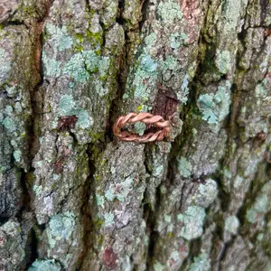 Copper Tensor Ring | Sacred Cubit Finger Size | US Ring Size 6 to 9 | 144 to 177 MHz Frequency Range