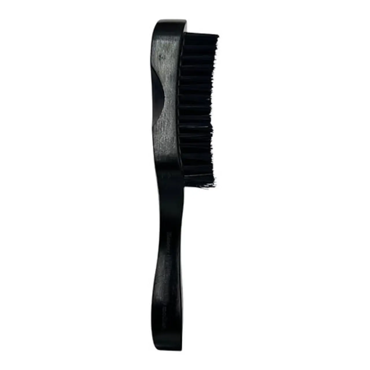 JIGGSAWMILLIONS Black Tackle Box Brush - Hard Bristles for Thick Coarse Hair, Wave Styles - Hard Wave Master