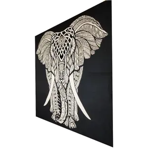 Bohemian Elephant Tapestry