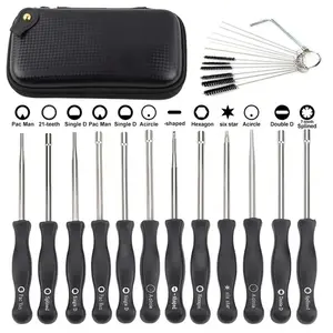 Carburetor Adjustment Tool, Carburator Adjusting Kit for 2-Cycle Small Engine, Power Tool Accessories for Poulan Husqvarna STHIL Echo Ryobi Troy Bilt Trimmer Weedeater Chainsaw, Repair Toolkit, Tool Kit Set