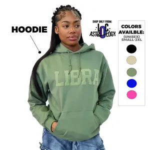 Hoodie:  Zodiac Puff Print Top Unisex Top, Pick Your Color!