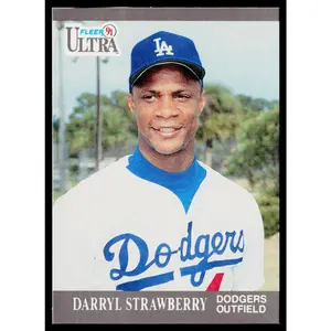 Darryl Strawberry 1991 Ultra #171 Los Angeles Dodgers