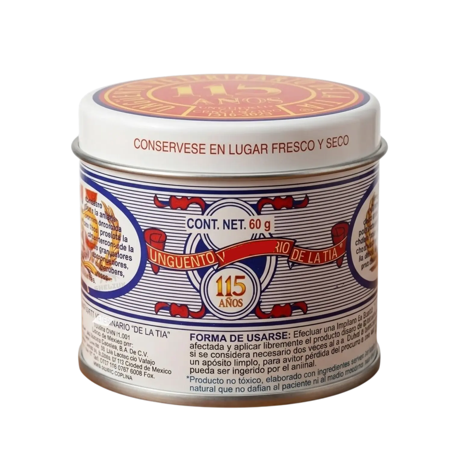 DE LA TIA - Ointment made in mexico 60g Body Oinment