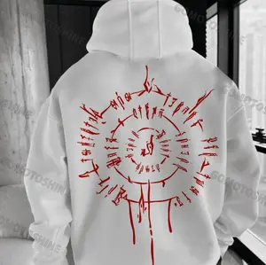 Rune Array Print T-shirt, hoodie unisex fashion, soft fabric, loose fit.