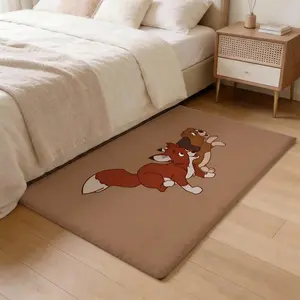 l-lanvins brand Floor Mat Thickened Soft Flannel Rug – Non-Slip, Absorbent & Wear-Resistant Indoor Mat for Entryway, Living Room & Daily Home Use