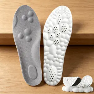 4D Cloud Memory Foam Cushioning Insoles - Trim-to-Fit Steppers Insoles for Men and Women