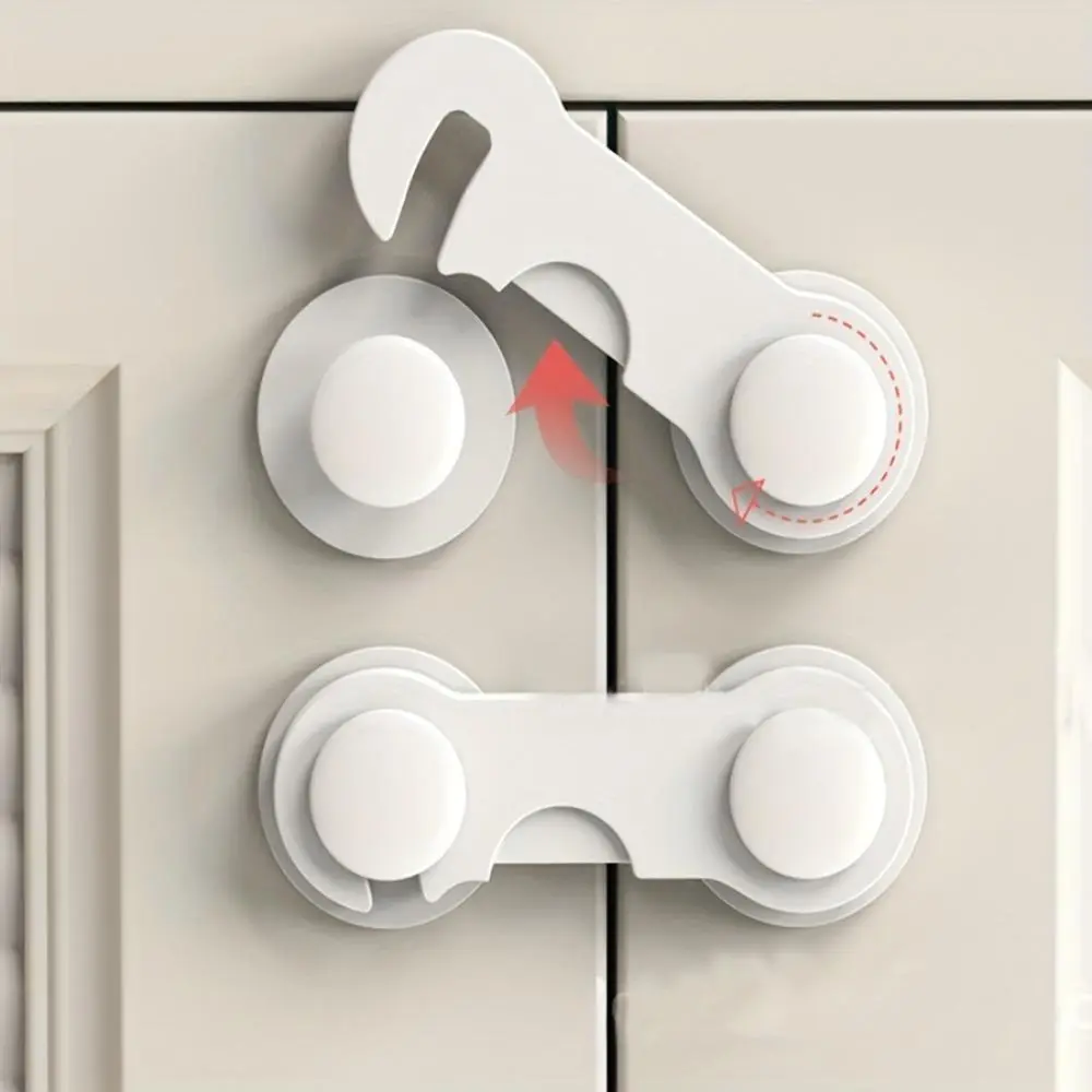 1pc/8pcs Lot Safety Refrigerator Cabinet Lock Protecter Window Closet Wardrobe Safety Lock