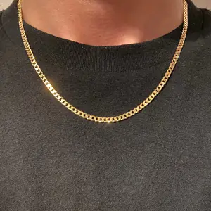 14k Gold Vermeil Cuban Men’s Women’s Chain 3mm 18in