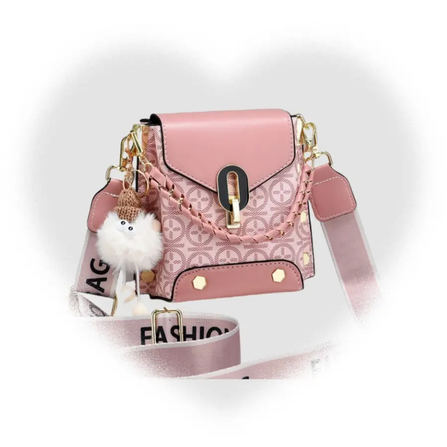 Small Crossbody Bags Purses for Women, PU Leather crossbody handbags with Adjustable Shoulder Strap With keychain