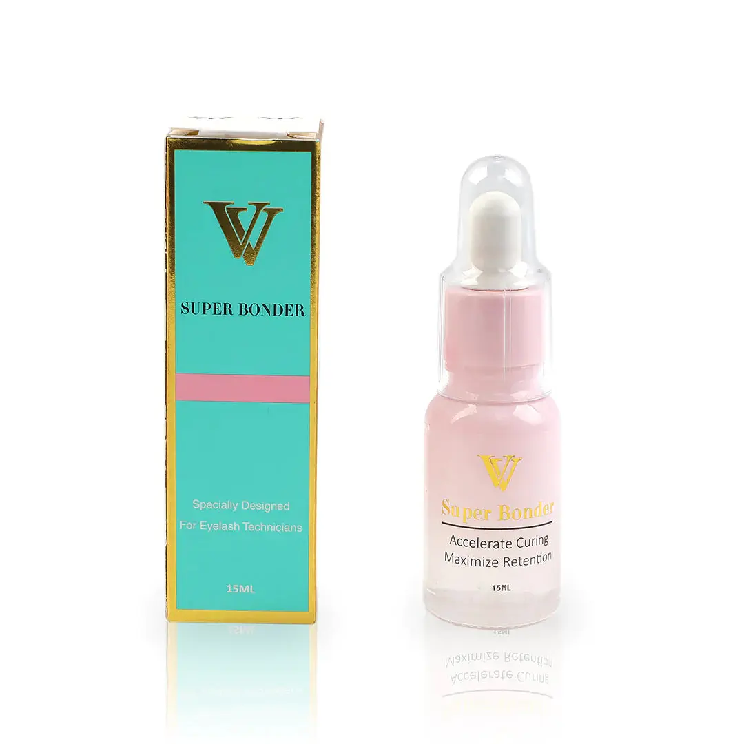 Eyelash Extension Super Bonder, Enhances Bonding & Retention, Boosts Flexibility, Hypoallergenic Glue Sealer for Classic and Volume Lashes, 10ml, Increases Retention, Eyelashes Extensions, Cosmetic, Makeup, Flexible, Non-Toxic, Take Over, Liquid, None