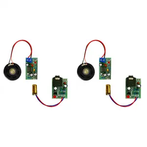 2X DIY Laser Wireless Audio Transmission Kit Electronic Production DIY Electronic Teaching Experiment Accessories
