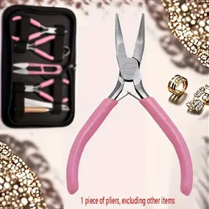 Tools for Crafting Jewelry, Including Steel Pliers with Plastic Grips, Are Portable, User-Friendly, And Ideal for Beginners, Diy Jewelry Making