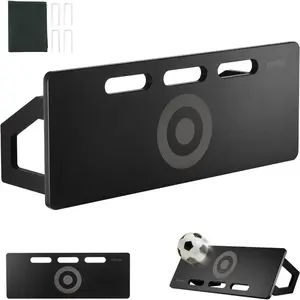 VEVOR Soccer Rebounder Board, Portable Soccer Wall with 2 Angles Rebound, Foldable HDPE Kickback Rebound Board, Soccer Training Equipment for Kids and Adults, Passing Shooting PracticeVEVOR Super Brand Day