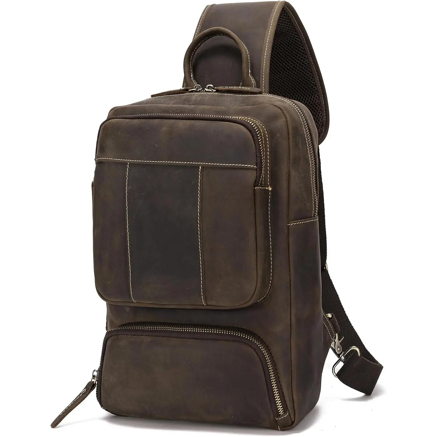 Full Grain Sling Chest Bag For 12.9" iPad