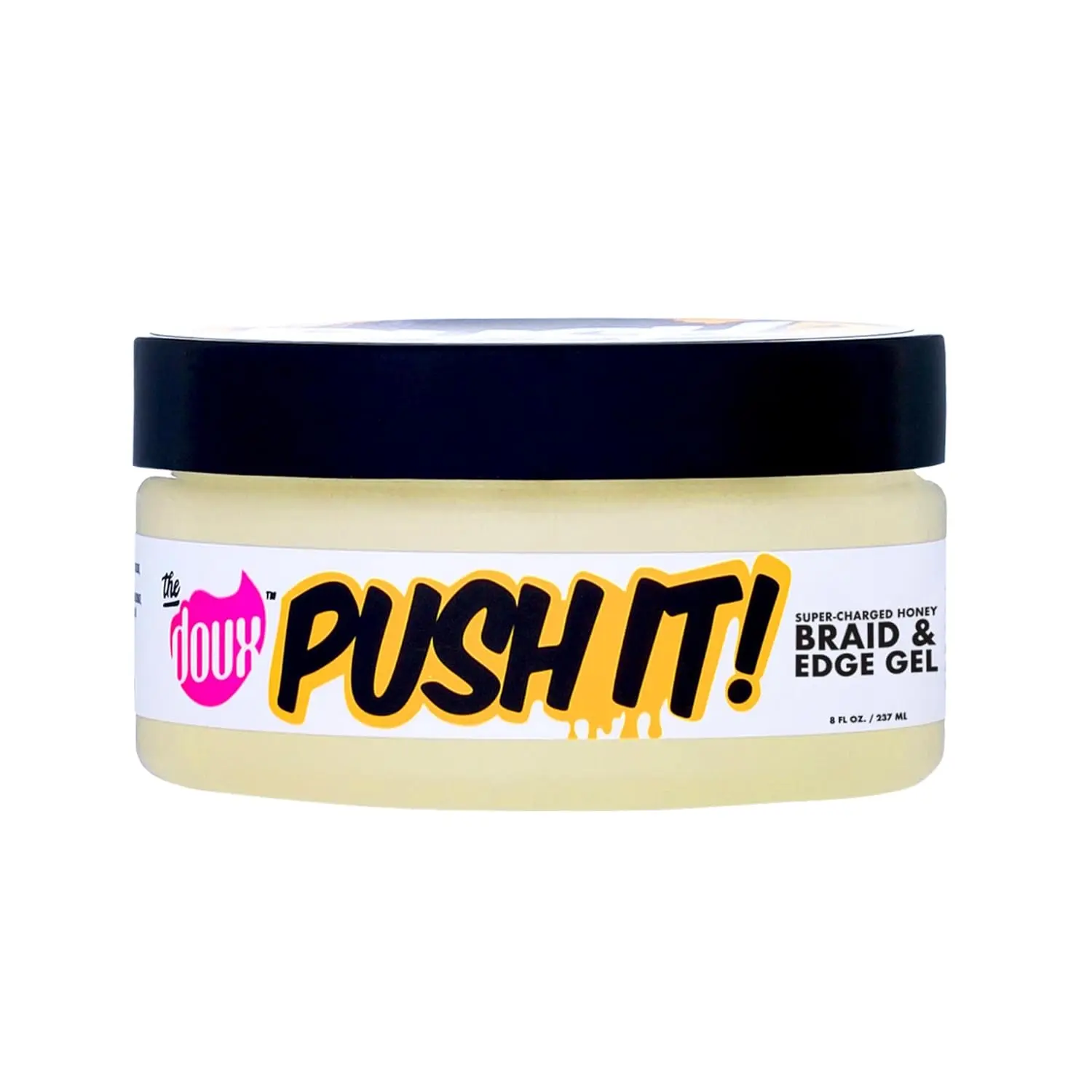 The Doux Push It! 2-in-1 Braiding & Edge Control Gel, Moisturizing Strong Hold for Smoothing African Curls & Slick Backs, No Flakes, Moisturizer, Curly Hair, Slick Back Hairstyles, Braiding Gel