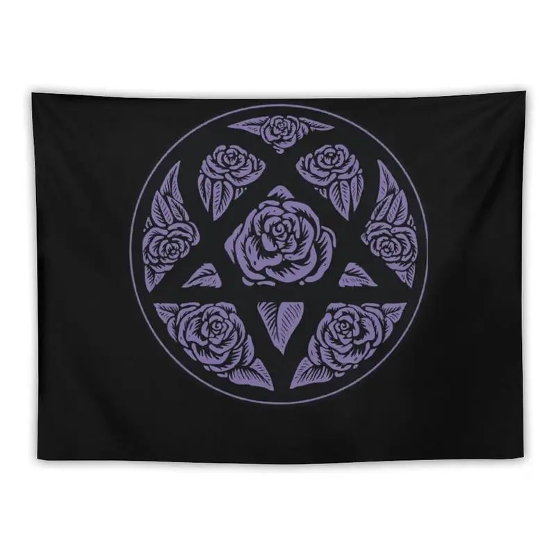 Heartagram Purple Him Band Poster Ville Valo Sticker Polyester Tapestry - 1-Piece, Multi-Size, Indoor/Outdoor Wall Decor for Boys’ Rooms, Home Supplies, One-Piece