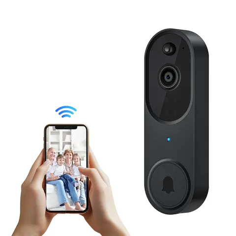 Wireless Video Doorbell Camera - Outdoor Battery Powered Home Security Camera with 1080P Sensor, AI Human Detection, Night Vision, Instant Alert, 2-Way Audio, App Control, 2.4G WiFi Only, Easy Installation, Cloud Storage, Privacy Protection,techvibes