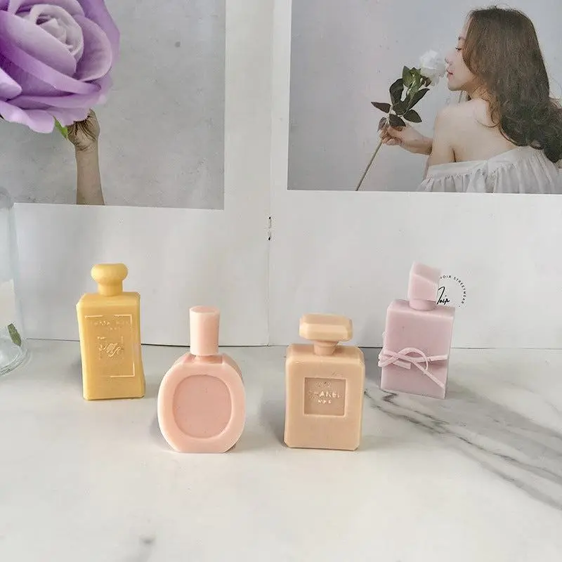 Scented Candles In The Shape Of Perfume Bottles