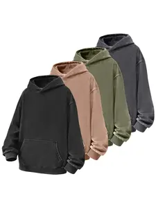 CCCMAI Men's Loose Fit Versatile Hoodie Casual Athletic Long Sleeve Hooded Sweatshirt for Fall Winter Daily Wear Sportswear Indoor Outdoor Activities Menswear Tops Pullover Stylish Wetsuit Beige Black Plain Vneck