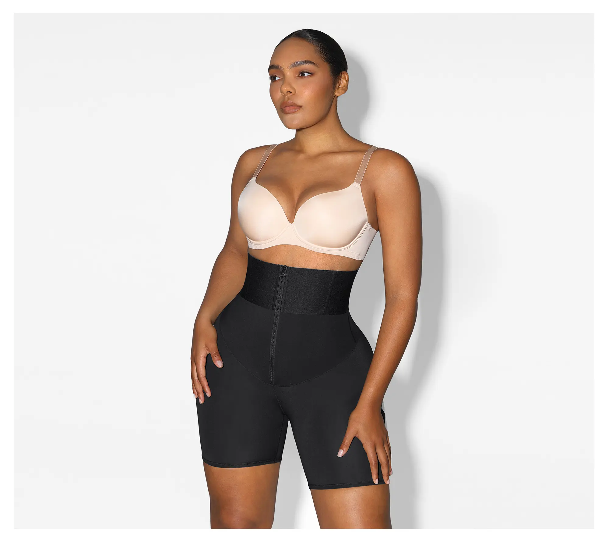 Shapellx AirSlim Waistband Workout Shaping Shorts
