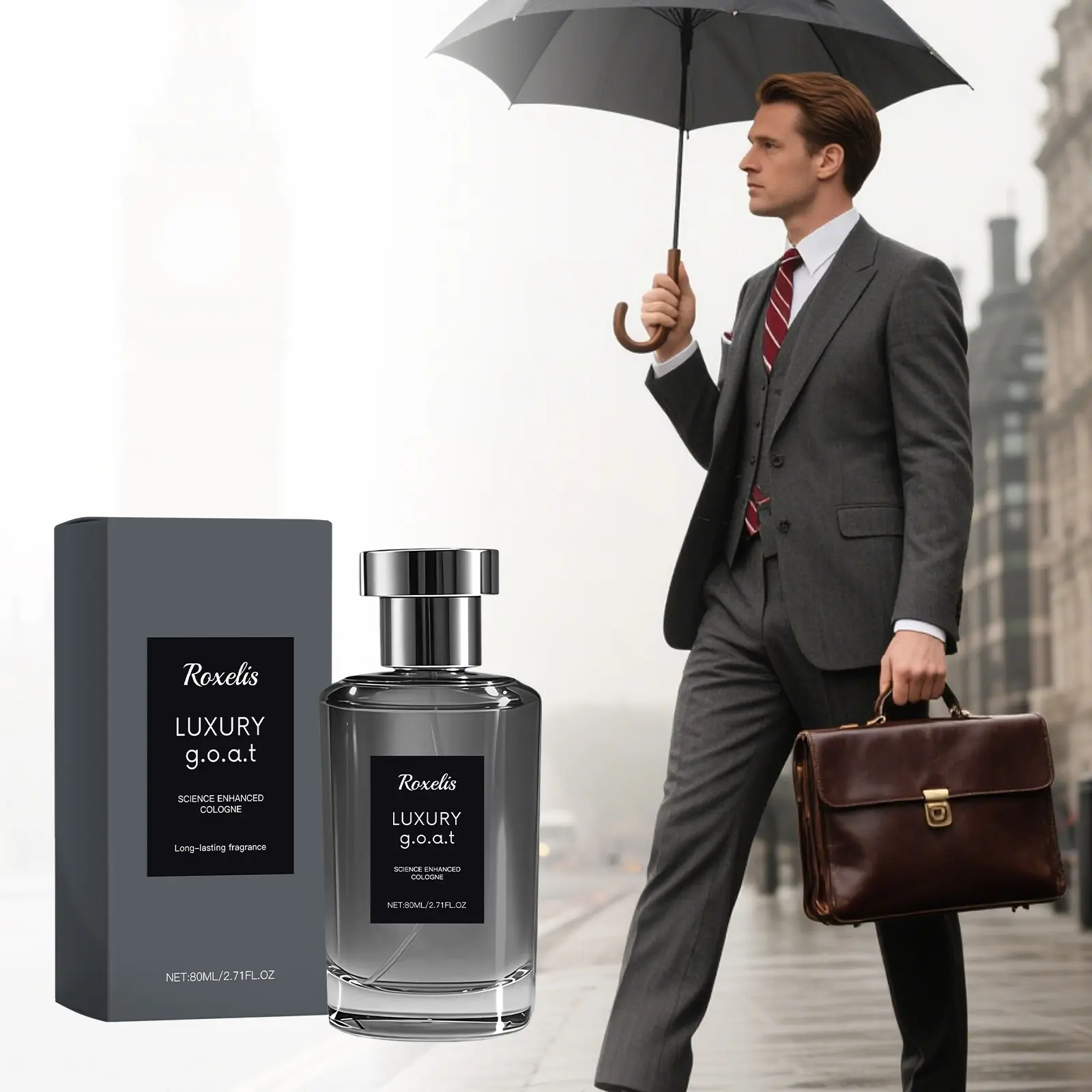 Roxelis Floral And Woody Men's Perfume A Charming Woody Scent For Men, A Neutral Fragrance That Is Steady And Mature For Dates