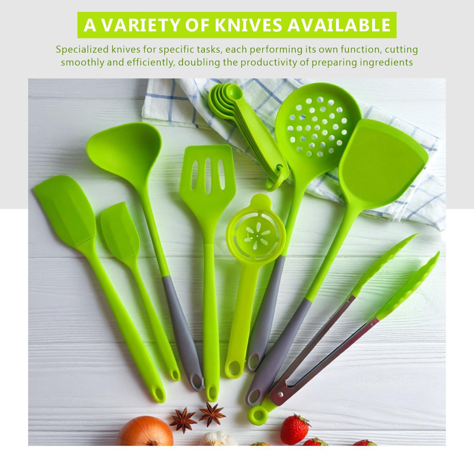 15PCS knife holder kitchenknifeset: meat/vegetable knife, chicken bone knife, German steak knife storage built-in sharpener - stainless steel washable dishwasher suitable for women, wives,man Mother's Day,Father's Day ,Super Category Weekpink/white/black