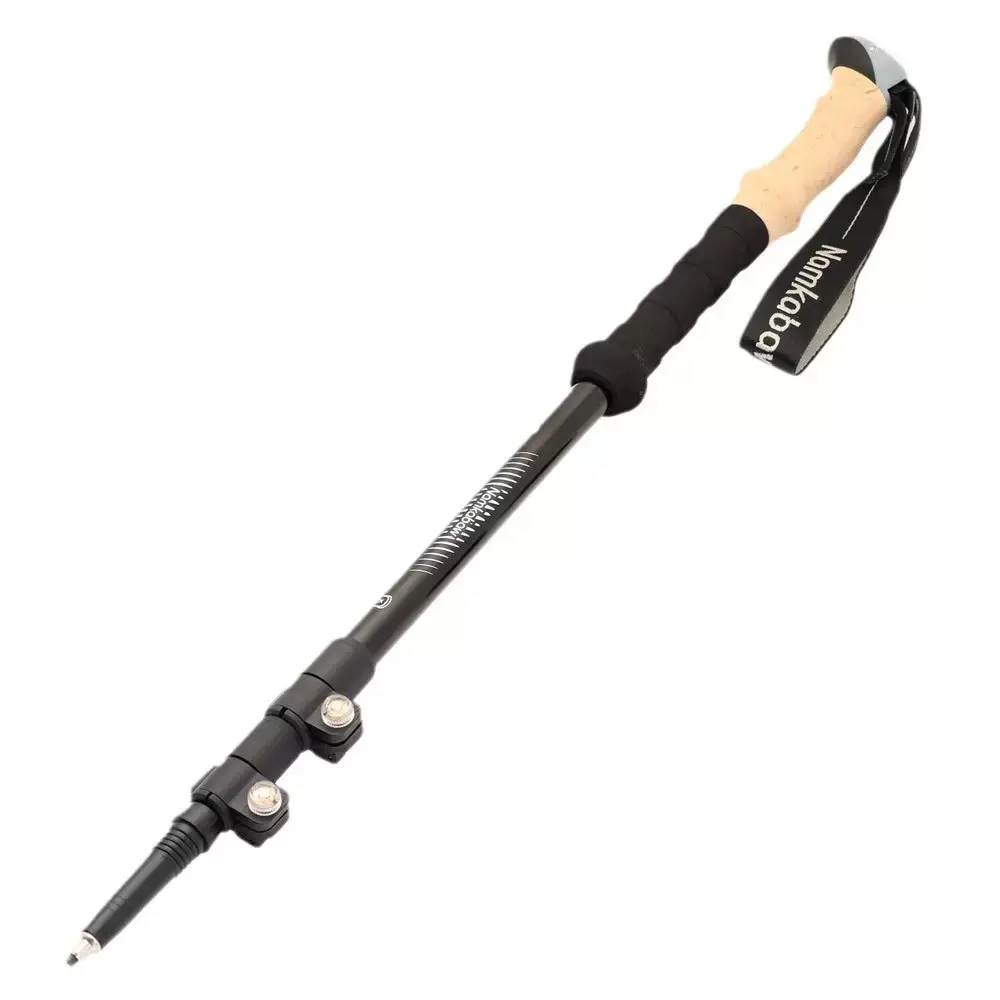 Ultra Light Trekking Hiking Poles Aluminum Alloy Collapsible Outdoor Walking Sticks, Alpenstock for Hiking, Camping, Mountaining, Backpackin Survival Weapons Travel Accessory