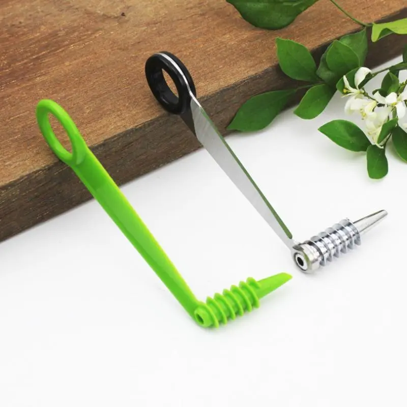 Manual Potato Spiral Cutter, 2 Counts/set Manual Vegetable Fruit Spiral Cutter, Kitchen Accessories, Household Kitchen Gadgets, Vegetable Cutting Slicer, Veggie Cutter