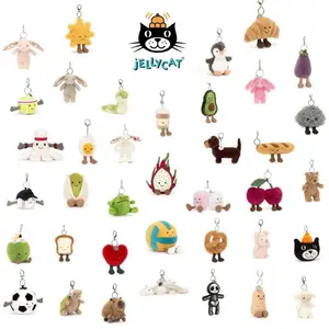 Jellycat Mini Jellycat Keychain Soft Bag Charm Accessory Kawaii Backpack Keyring Adorable Compact & Cute TikTok Shop Lover Accessory