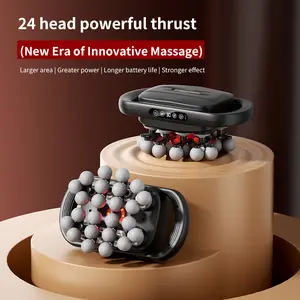 2026 new 24/32-head massage gun, deep tissue percussion massager, featuring 3 modes and 30 intensity levels, 1800mAh battery back massager, for deep tissue massage to relieve back, leg, and shoulder muscle pain, a summer vitality gift Adjustable summerwin