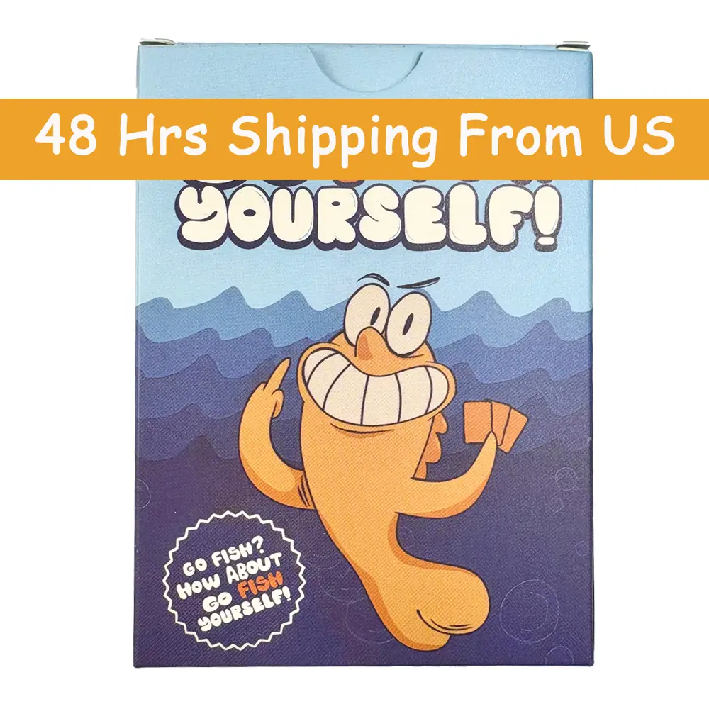 48hrs Shipping From US-GO F**** Your*self-The Go FishGame For Lawn Game Adult Outdoor Game, Bean Bag Throwfor Camping & Family Night for 2 to 4 Player