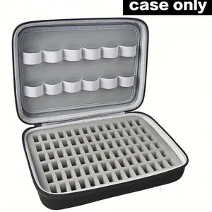 1pcs [Bobbin Holder, Thread Organizer] Bobbin Holder for Brother, Janome, Babylock, Singer - 84pcs Bobbins and 24pcs Thread Spools Storage Box, Black (Box Only)