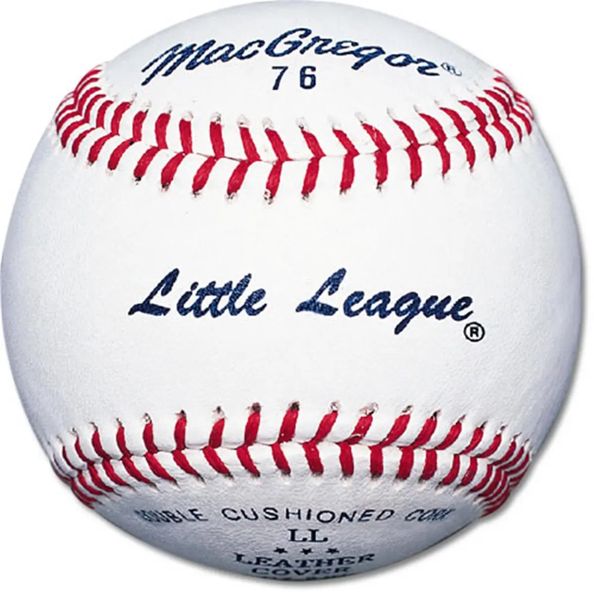 212 MAIN MacGregor No.76C Cowhide Leather Youth Baseball - Cushioned Cork Center, Official Little League Game Ball, Great Gift Idea