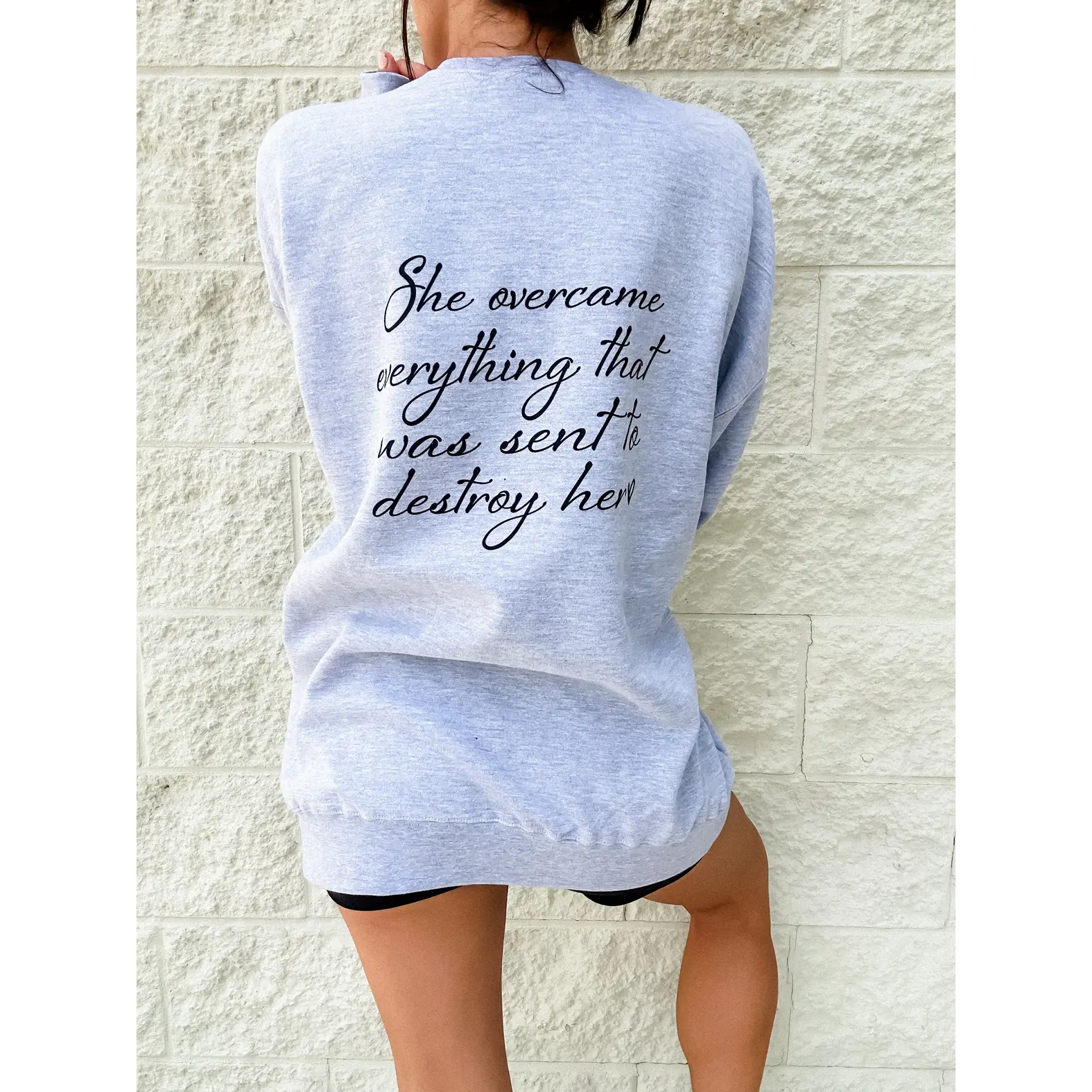 Overcame Graphic Sweatshirt