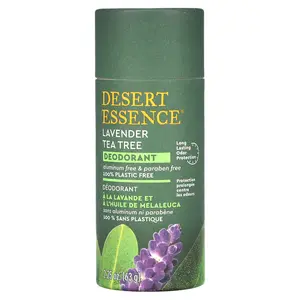 Desert Essence Deodorant, Lavender Tea Tree, 2.25 oz (63 g)