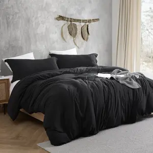 Natural Loft Coma Inducer Comforter with Cover - Black