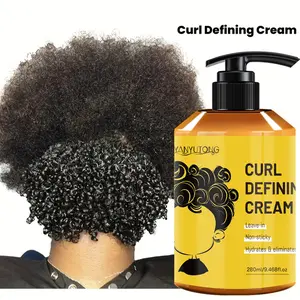 7-in-1 Curl Cream – Moisturizing and Nourishing Formula that Defines Natural Curls, Reduces Frizz, Softens Dry Hair, Enhances Shine and Elasticity, Easy Styling for Smooth and Manageable Curls, Suitable for Men and Women