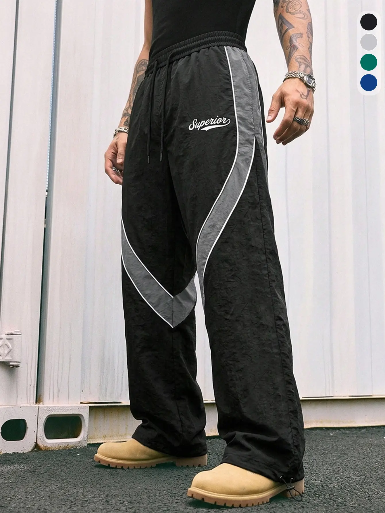 Men’s casual long pants with a drawstring design and letter print; suitable for sports, tennis, commuting, and everyday casual wear; ideal for summer; multifunctional, durable men’s athletic pants.