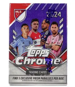 2024 Topps MLS Major League Soccer Chrome 7-Pack Blaster Box