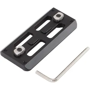 FP-80 Arca Rail Mount 3.15 inch Arca Swiss for Rifle Tripod Ballhead Quick Release Plate Aluminum Compatible RRS Camera Smartphone Camera mini