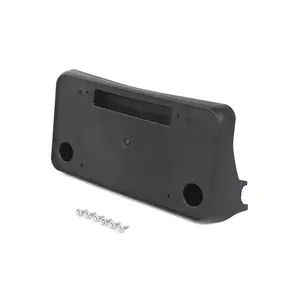 Front License Plate Frame Bracket Holder Hanging Kit with Adhesive Mount, ABS Plastic, DIY Install, Perfect Fit for 2022-2024 Chevy Silverado ZR2 Truck, Vehicle Accessories, Set of 4 Car Exterior Number Plate Accessories