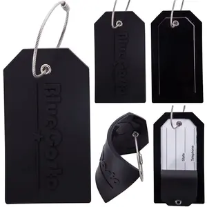 BlueCosto 5X Bright Color Luggage Tags for suitcases Travel Suitcase Tag w/Privacy Covers