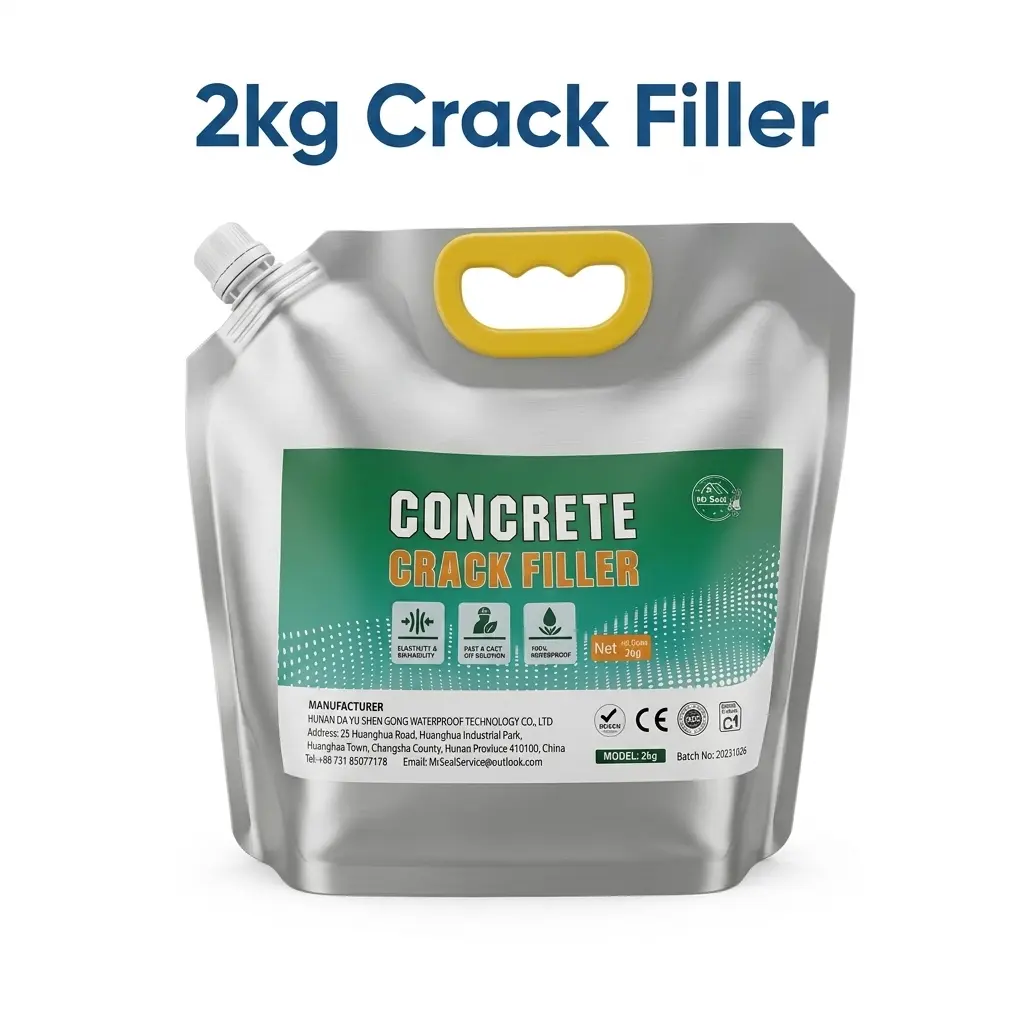 4.4lb/2kg Driveway Concrete Crack Filler Sealant Compound - Rapid Curing, Flexible, Oil-Proof, Water Resistant, with Simple Tools, for Driveways, Marble, Brick Veneer, Basement Wall, Masterbonds Floor Repair