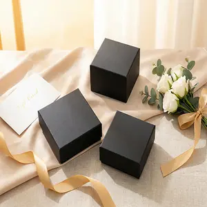 1PCS High-end gift box, black box,High-end gift box, black box, keychain, necklace box