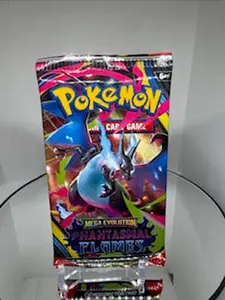 Pokémon Trading Card Game Mega Evolution Phantasmals Flames Pack English Booster Box Set Booster Box