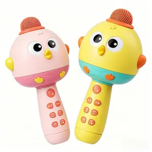 Kids Bluetooth Karaoke Speaker, Cute Chicken Shape Wireless Microphone Toy, Educational Toys,Juneteenth Gift,Boys Girls Toys,Voice Changing Singing Player for Toddler, Best Children’s Day Gift Ideas