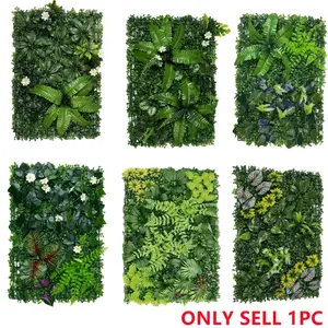 Artificial Plant Wall Panel, 1 Count Faux Plant Privacy Screen for Indoor & Outdoor Garden Yard Decoration & Room Dividers, Modern Home Decor Supplies
