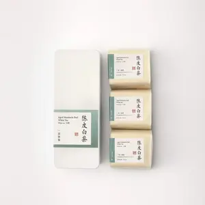 Zhao Tea Aged Mandarin Peel White Tea 2.1oz – 2017 Aged White Tea & 2015 Xinhui Mandarin Peel