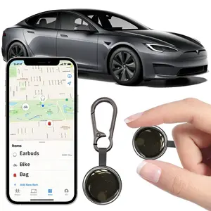 GPS Tracker for Car,Mini Trackers Device with Weatherproof Magnetic Case-No Monthly Fee-Best Hidden GPS Trackers,Global Coverage Location Tracker,Anti-lost Device,Works with Apple Find My (iOS Only) For iPhone&Android