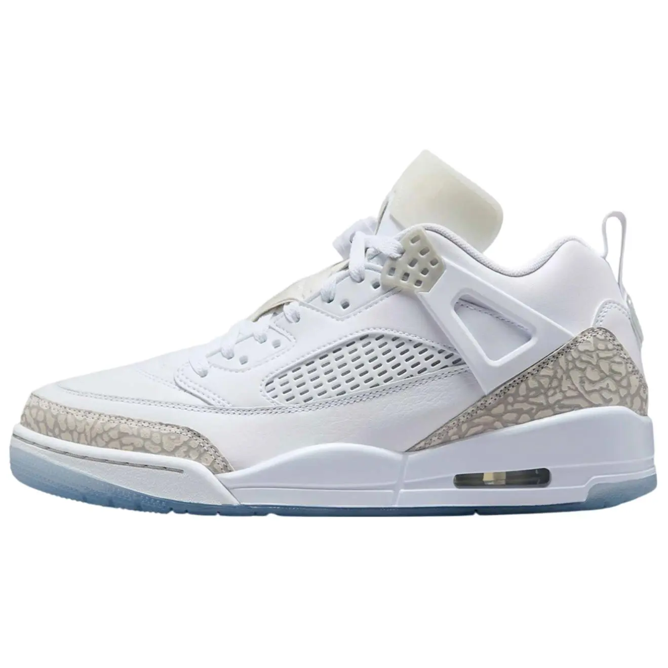 Air Jordan Spizike Low Cut 'White-Neutral Grey' Unisex Sports Shoes, Mens Fashion Sneaker